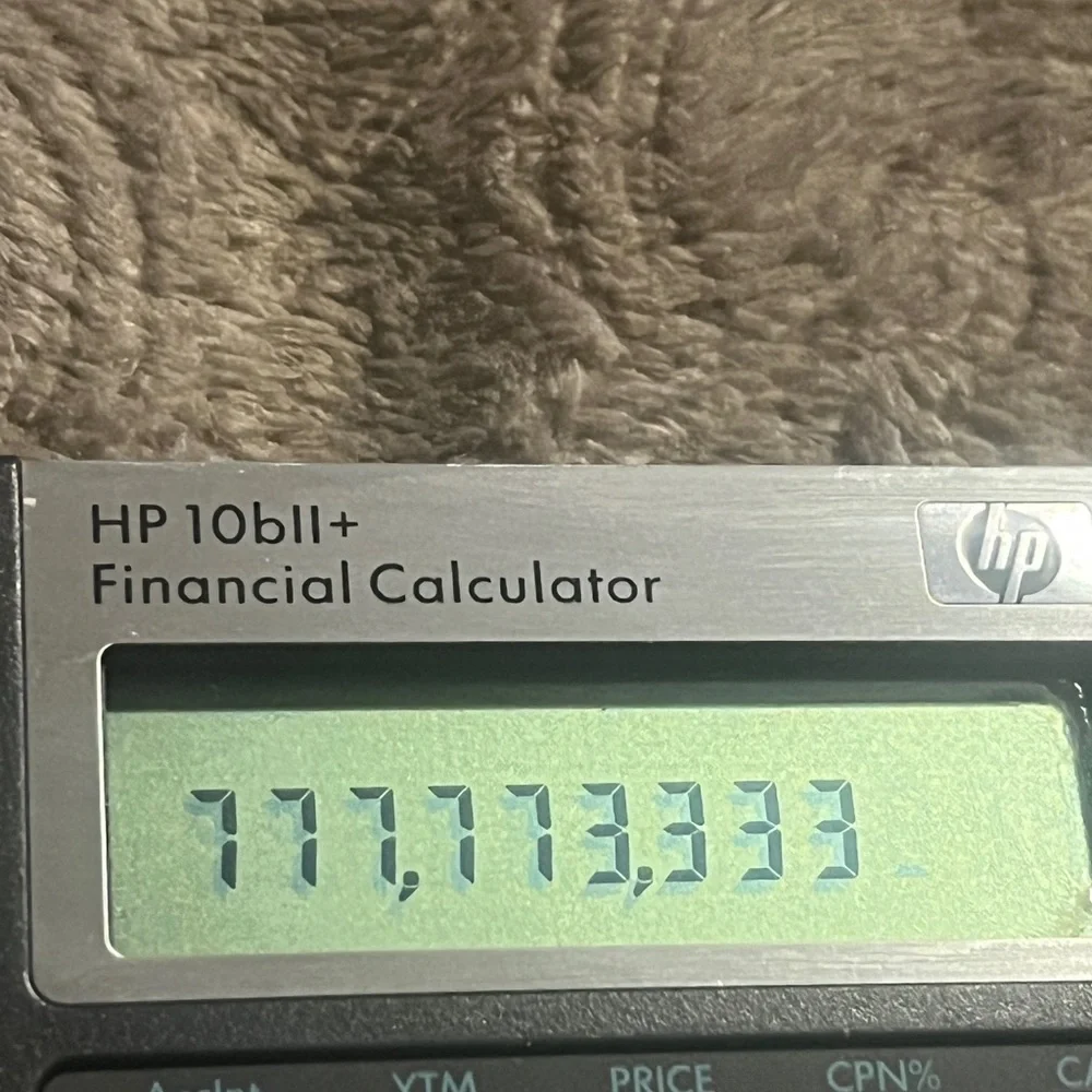 HP 10B ll Plus/Hewlett Packard 108 ll +Financial Scientific Calculator W/case
